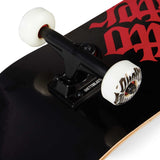 Ghettoblaster Skate completo Logo black red 8.125